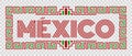 Mexico Aztec Maya lines design elements traditional colors Royalty Free Stock Photo