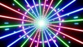 RGB Color Light Rays VJ Background