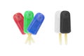 RGB Ice Lollies Royalty Free Stock Photo