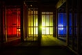 RGB Through Industrial Framing