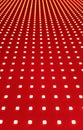 RGB LED screen panel texture. Close-up of a pixel LED screen with bokeh for wallpaper. Bright red abstract background perfect for Royalty Free Stock Photo