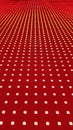 RGB LED screen panel texture. Close-up of a pixel LED screen with bokeh for wallpaper. Bright red abstract background perfect for Royalty Free Stock Photo