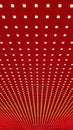 RGB LED screen panel texture. Close-up of a pixel LED screen with bokeh for wallpaper. Bright red abstract background perfect for Royalty Free Stock Photo