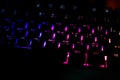 RGB light from the keyboard