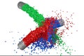 RGB paint splash Royalty Free Stock Photo