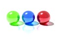 Rgb spheres Royalty Free Stock Photo