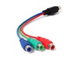 RGB video cable Royalty Free Stock Photo