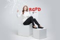 RGPD, Spanish, French and Italian version version of GDPR: Reglamento General de Proteccion de datos. General Data