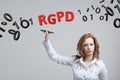 RGPD, Spanish, French and Italian version version of GDPR: Reglamento General de Proteccion de datos. General Data