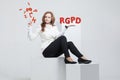 RGPD, Spanish, French and Italian version version of GDPR: Reglamento General de Proteccion de datos. General Data