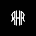 RHA letter logo abstract creative design. Royalty Free Stock Photo