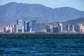 Erhai Lake and urban architecture in Dali, Yunnan, China