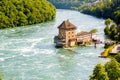 Rhein river in Switzerland Royalty Free Stock Photo