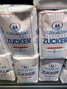 Rheinbach, Germany 2 March 2021, Several packs of diamond sugar from `Pfeifer and Langen`