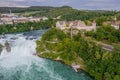 Rheinfall Landscape View from above