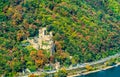 Rheinstein Castle in the Rhine Gorge, Germany Royalty Free Stock Photo