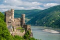 Rheinstein Castle at Rhine Valley Rhine Gorge in Germany