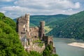 Rheinstein Castle at Rhine Valley Rhine Gorge in Germany Royalty Free Stock Photo