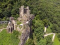 Rheinstein Castle, Trechtingshausen, Unesco World Heritage Site Upper Middle Rhine Valley, Rhineland-Palatinate, Germany Royalty Free Stock Photo