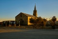 Rhenish Mission Church at sunset, Keetmanshoop, Namibia Royalty Free Stock Photo