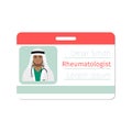 Rheumatologist medical specialist badge