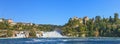 Rhine Falls and castle Laufen Royalty Free Stock Photo