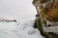 Rhine Falls or Rheinfall for the lowest observation deck