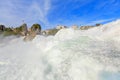 Rhine Falls in spring Royalty Free Stock Photo