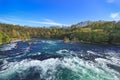 Rhine, just above the Rhine Falls Royalty Free Stock Photo