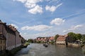 Rhine-Main-Danube Canal in Bamberg Royalty Free Stock Photo