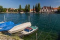 Rhine river in Konstanz (Constance), Germa Royalty Free Stock Photo