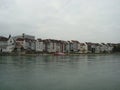Rhine scenery in Basel Royalty Free Stock Photo