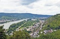 Rhine Valley at Braubach, Germany Royalty Free Stock Photo