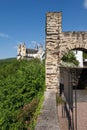 Rhineland-Palatinate,View of arnstein abbey Royalty Free Stock Photo