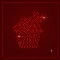 Rhinestone Valentines Day Template