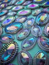 Rhinestones decoration glitter abstraction conceptual Royalty Free Stock Photo