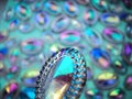 Rhinestones decoration glitter abstraction conceptual Royalty Free Stock Photo