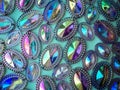 Rhinestones decoration glitter abstraction conceptual Royalty Free Stock Photo