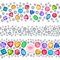 Rhinestones seamless background