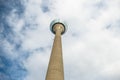 The Rhinetower in Duesseldorf Royalty Free Stock Photo