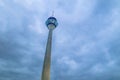 The Rhinetower in Duesseldorf Royalty Free Stock Photo