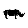 Rhino Isolated Vector icon that can be easily modified or edited Royalty Free Stock Photo
