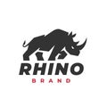 Rhino logo vector icon