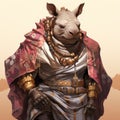 Rhinoceros Character Design With Ross Tran\'s Orientalist Influence