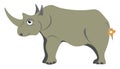 Rhinoceros illustration vector