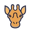 Rhinoceros Isolated Vector icon that can be easily modified or edited Royalty Free Stock Photo
