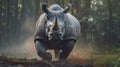 Rhinoceros Running In Ultra Hd Cinematic Quality With Canon Eos R3