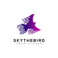 The Speed Bird in Fly Logo