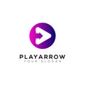 The Play Music Arrow Logo