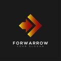 The Arrow Forward Symbol Logo